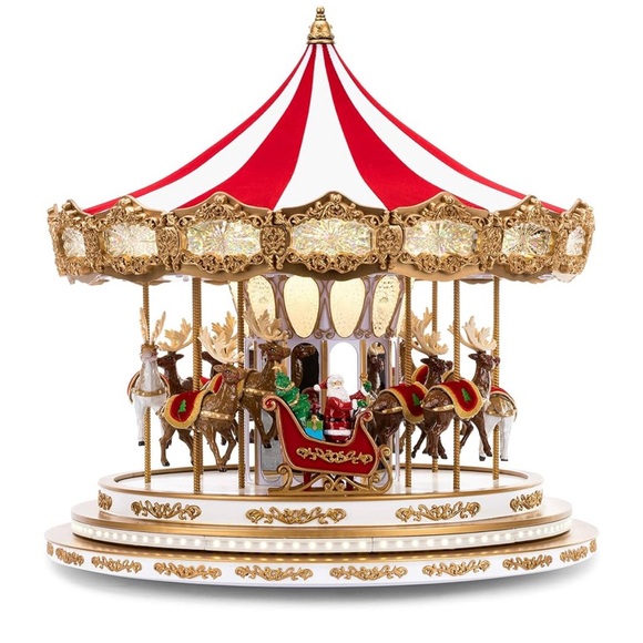 Mr. Christmas Regal Carousel Musical Animated Christmas Decoration, 17.25 inches - Picture 1 of 14